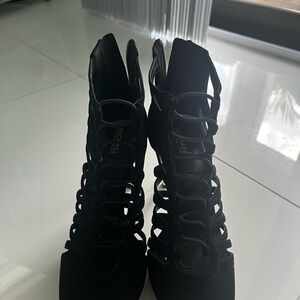 MICHAEL Michael Kors Black Strappy Heels